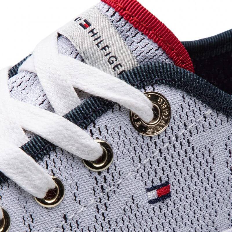 Sneaker TOMMY HILFIGER JACQUARD blanche - Pointure 40 – Image 4