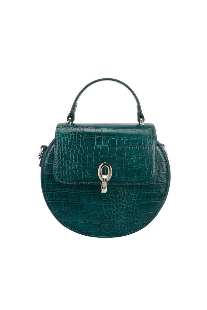 Sac bandoulière DAVID JONES Croco
