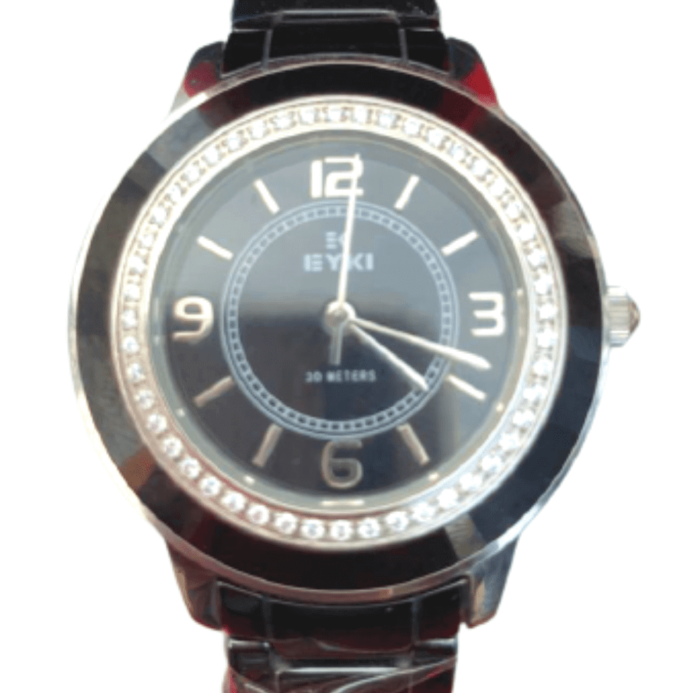 Montre pour femme en céramique Noire - modèle 3 – Image 2