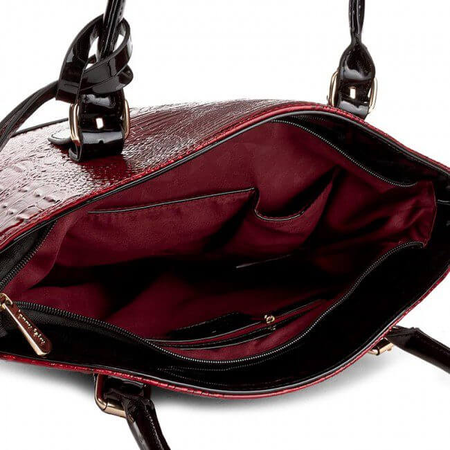 Sac à main Jenny Fairy Rouge/Noir – Image 4