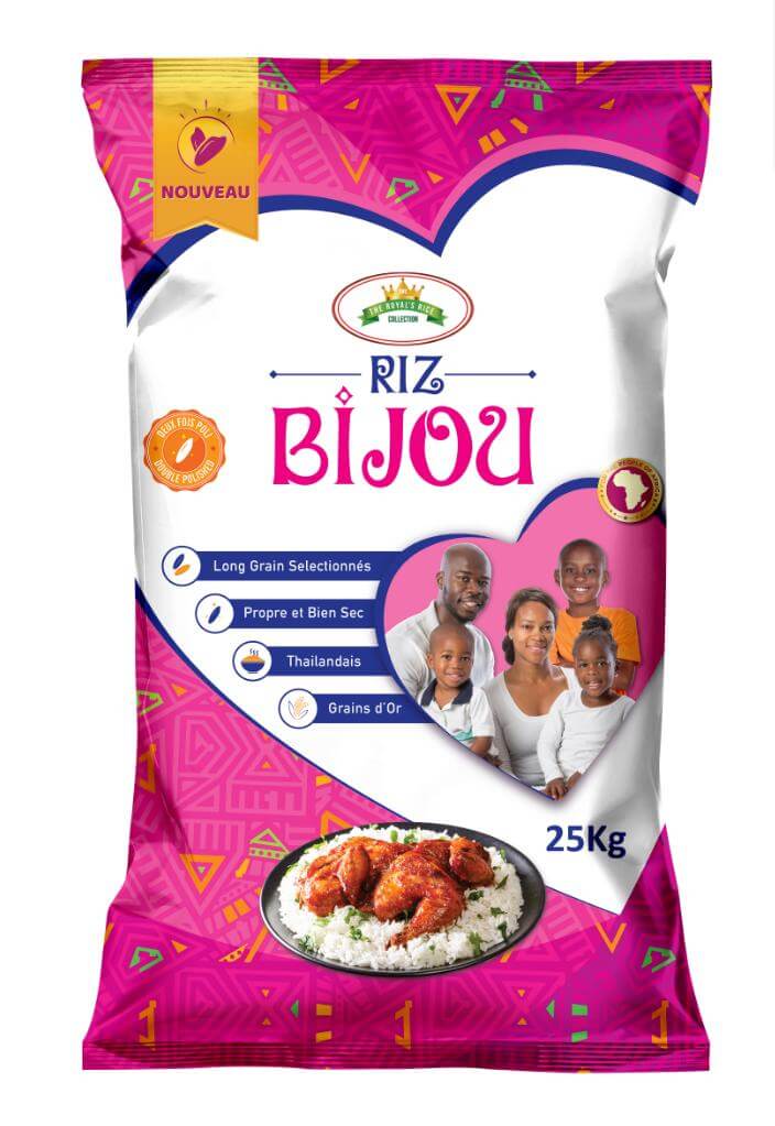 Riz Parfumé Thailandais Bijou Long Grain-5% Brisure-25KG