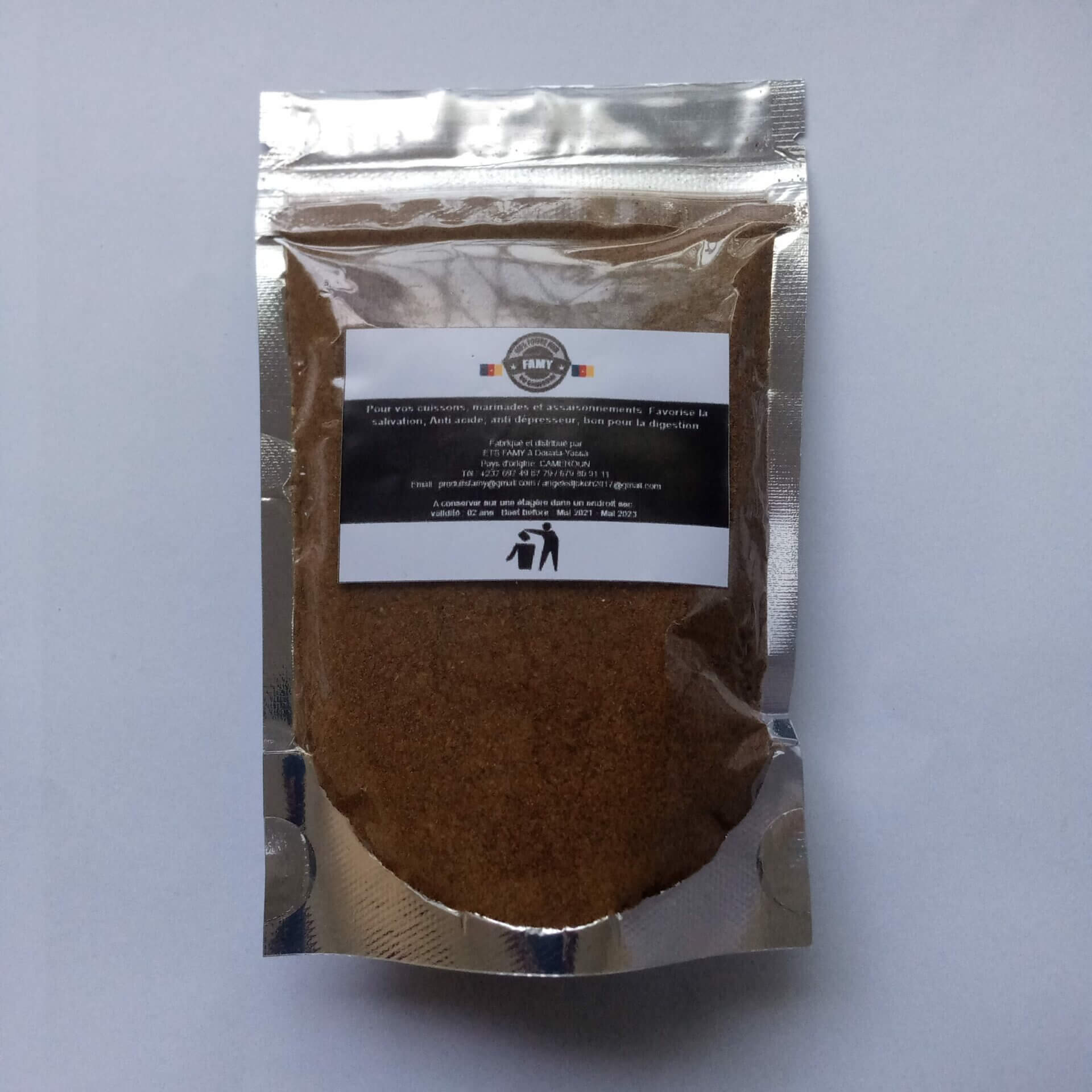 Poivre noir du village - FAMY - Moulu- 50g – Image 2
