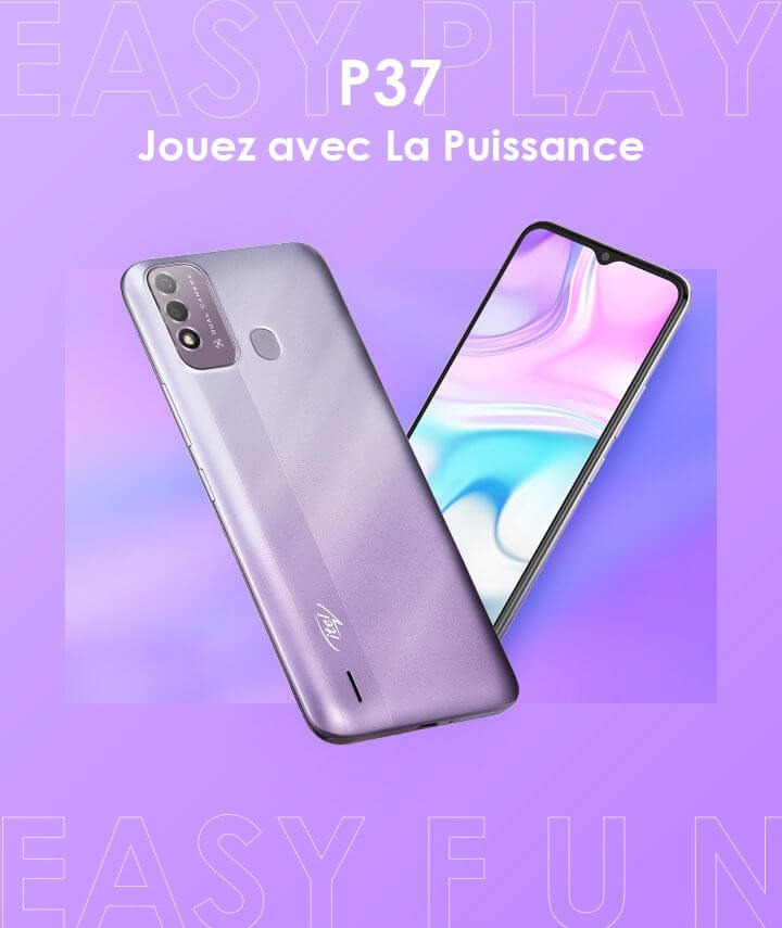 Itel P37 - 32+2Go - 6.8''- 5000mAh - 4G LTE - 13MP - Garantie 12 mois – Image 2