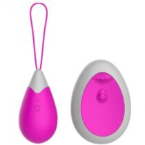 Œuf Vibrant avec Télécommande en Silicone - 10 Modes - Rechargeable