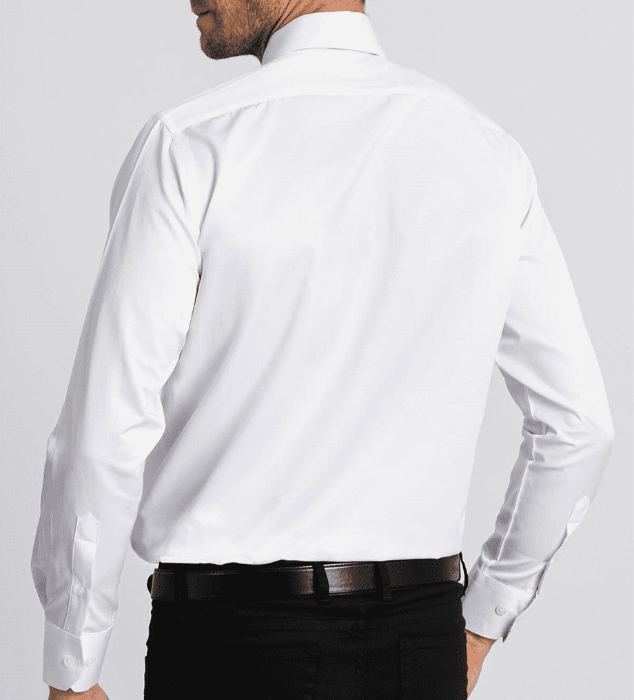 Pack Chemise A Cravate Slim Fit - Tudors - 2 Pieces - Taille XXL - 55% Coton - Blanc / Gris Nuit – Image 3