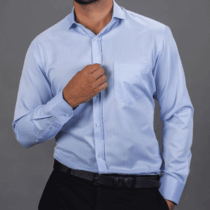 Chemise classique a texture - Tudors - Longues manches - 57% Coton