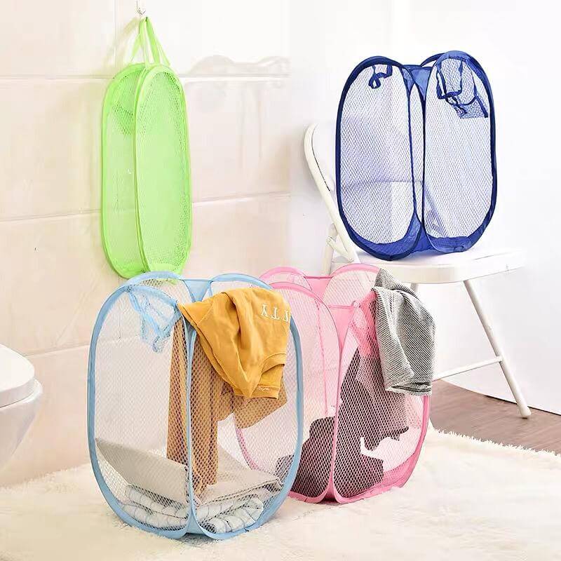 Panier à Linge en Mailles