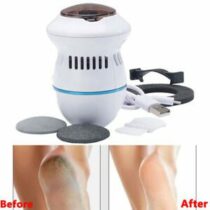 Râpe pieds pédicure électrique rechargeable - Anti-peaux mortes