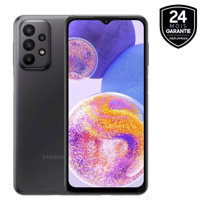 Samsung Galaxy A23 – 64+4Go - 5000mAh - 6.6" - 5G - 50Mpx - Noir Garantie 24mois