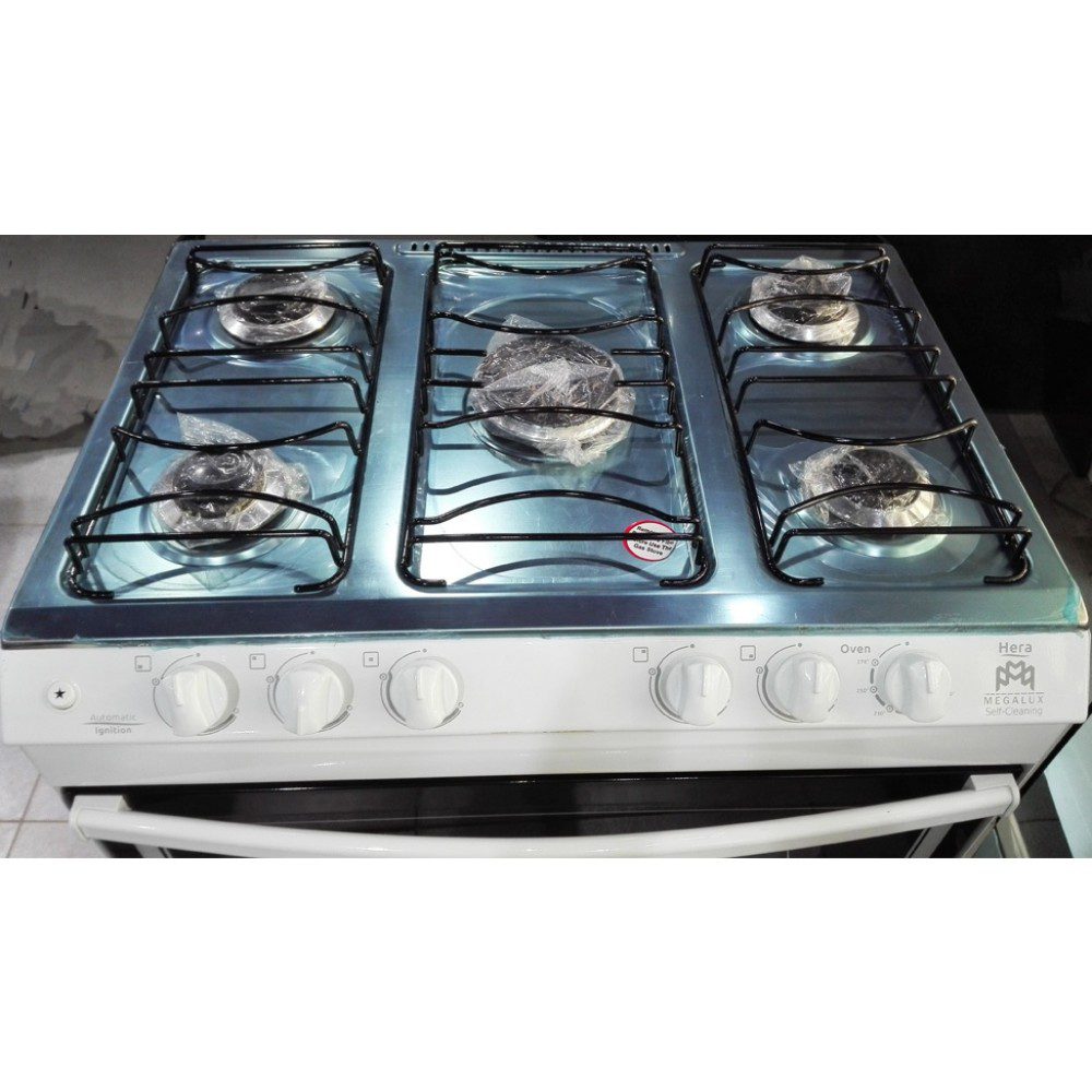 Cuisinière à Gaz MEGALUX - 73X55 - 5 Foyers - HERA PLUS - Garantie: 12 mois – Image 2
