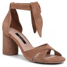 Sandales Talon Carré - Gino Rossi - 9cm - Daim - P.39