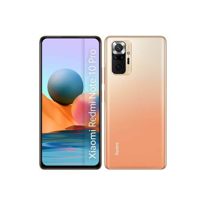 Xiaomi Redmi Note 10 Pro version globale - 6.67" - 128 Go/6Go RAM - 2 SIM - 108MP/16MP - 5020mAh - BRONZE -12 mois de garantie