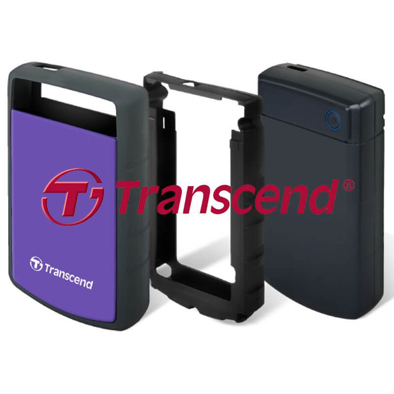 Disque dur Externe Transcend StoreJet 25M3 - 4To HDD - USB 3.0 - antichoc intégré – Image 4