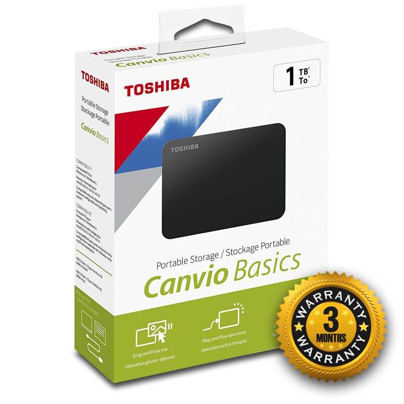 Disque Dur Externe Toshiba Canvio Basics 1 To