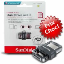Clé USB3 128 Go Sandisk Ultra Dual Androïd M3