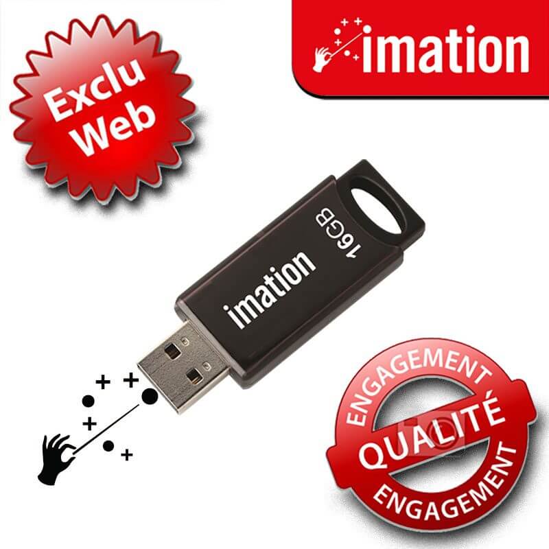 Clé USB 2.0 Imation Sledge de 16GB – Image 2