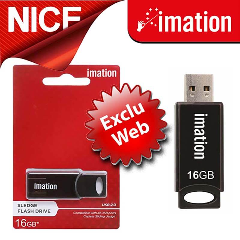 Clé USB 2.0 Imation Sledge de 16GB