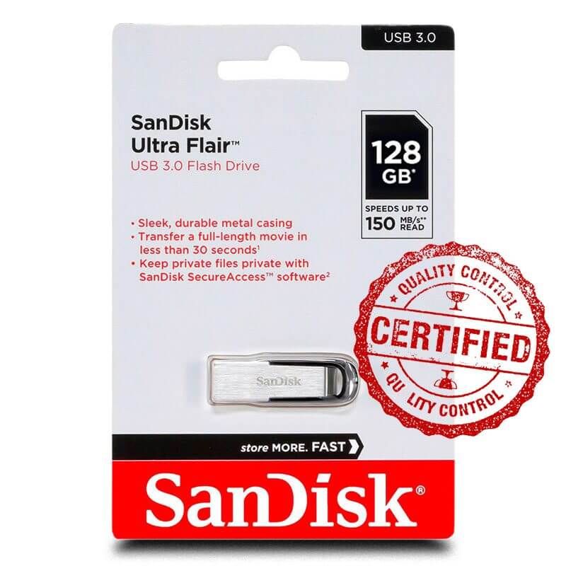 Clé USB 3.0 128 GB SanDisk Ultra Flair Flash Drive – Image 4