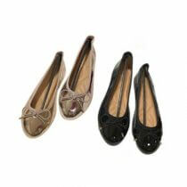 Ballerines femmes scintillantes - Pack de 2 paires - P. 37 à 42