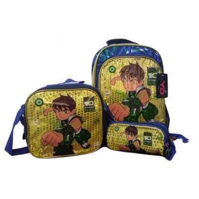 Sac à Dos Scolaire - BEN 10 - 3 en 1 - Primaire - CE1qu CM1