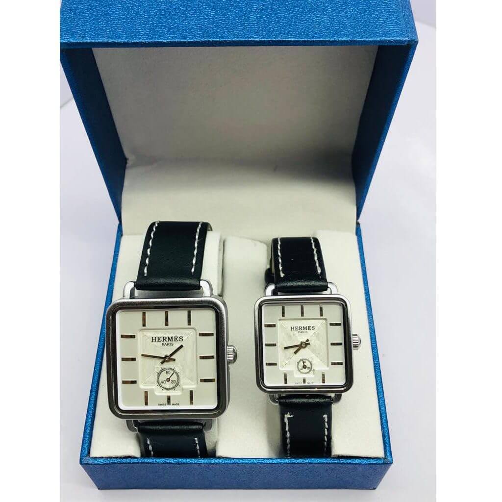 Jeu de 2 Montres Hermes W167 - Avec Coffret - Générique