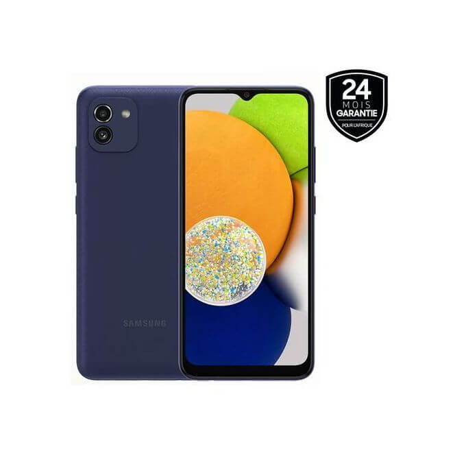 Samsung A03 - 64Go/4Go - 6.5" - Dual nano sim - 48MP/5MP - 5000mAh - rouge- 24 mois de garantie – Image 2