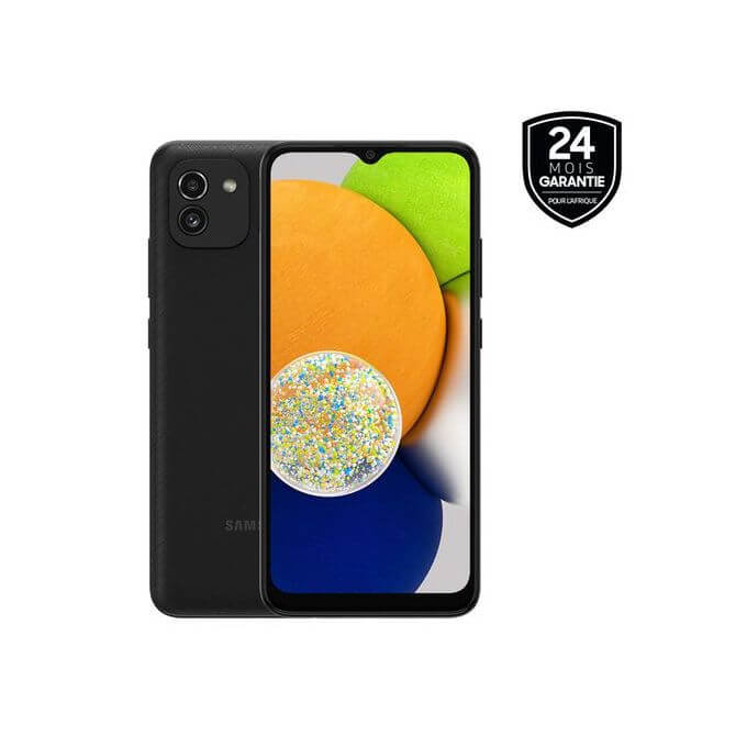 Samsung A03 - 64Go/4Go - 6.5" - Dual nano sim - 48MP/5MP - 5000mAh - rouge- 24 mois de garantie – Image 3