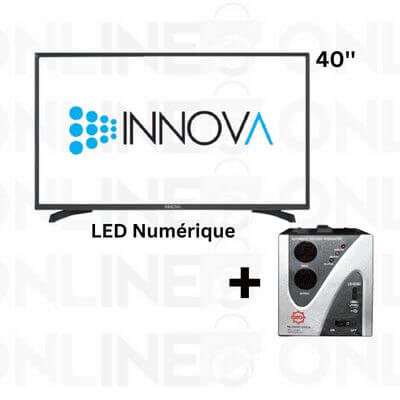 TV Numérique 40'' - INNOVA + Regulateur NDE9 600VA