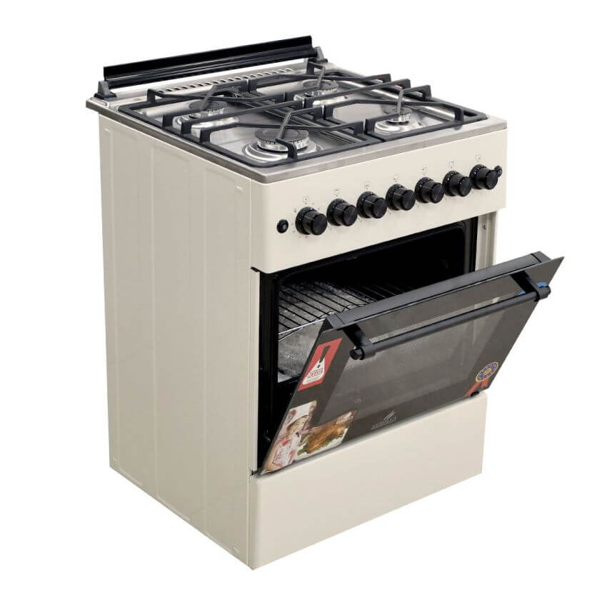 Cuisinière EUROLUX - EUR.TRENDY - 4 Foyers - 60 * 60 - Crème - 06 Mois – Image 3