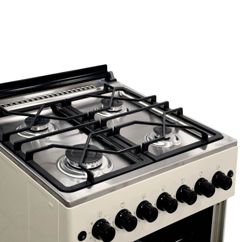 Cuisinière EUROLUX - EUR.TRENDY - 4 Foyers - 60 * 60 - Crème - 06 Mois – Image 4