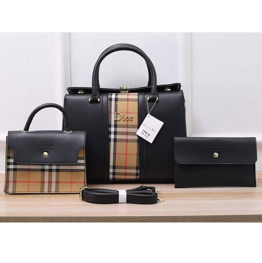 Sac à Main Dior – 3 en 1 – 1 paire de Sandale Offerte - Générique – Collection