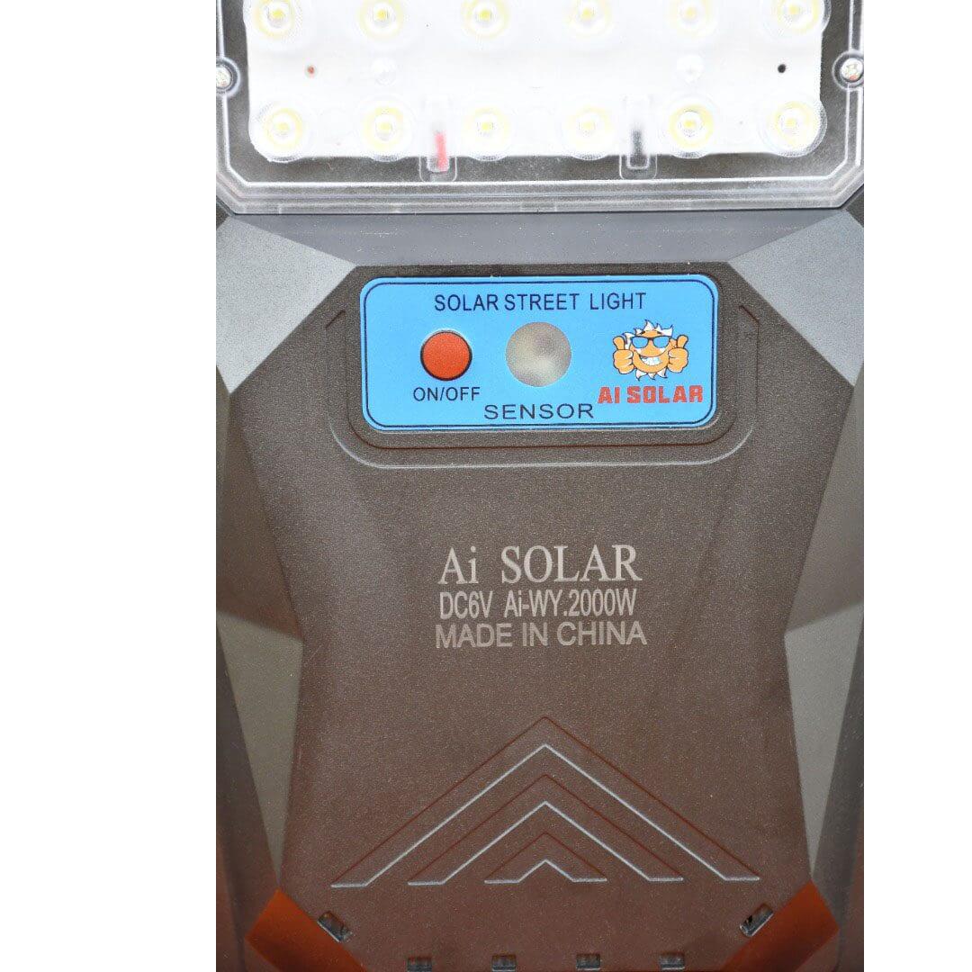 Lampadaire Solaire LED rechargeable Ai-WY - 2000W - 20h d'autonomie – Image 3