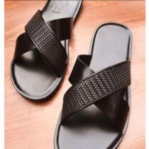 Sandales Hommes lanières croisées - 100 cuir