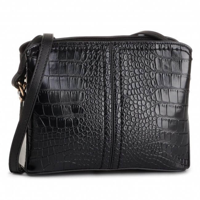 Petit sac à main - Jenny Fairy - Croco -Noir - Femme - MDN