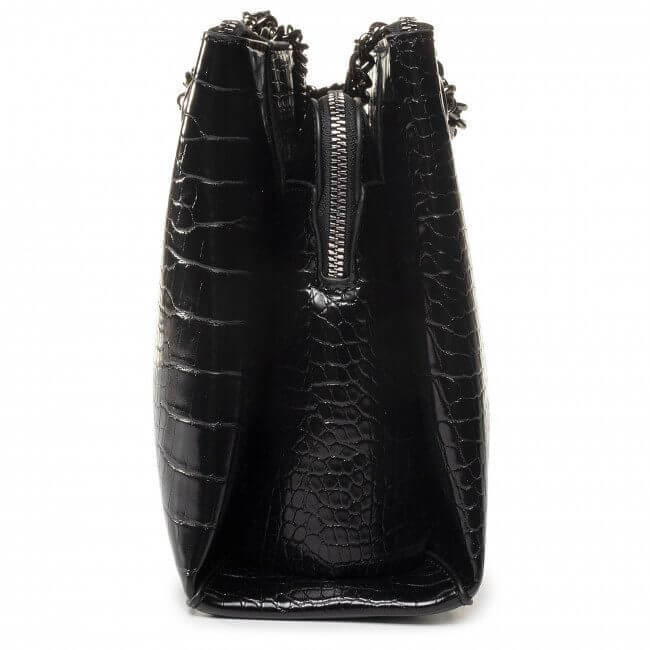Petit sac à main - Croco - Jenny fairy - Noir - Femme - MDN – Image 3