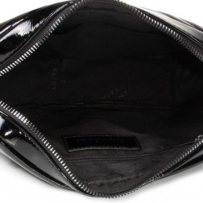 Petit sac bandoulière - Jenny Fairy -Matelassé - Femme - Noir - MDN – Image 4