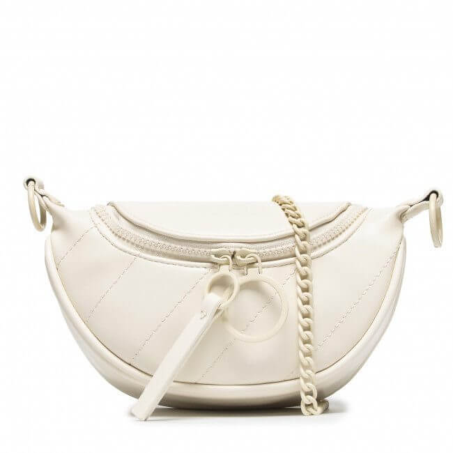 Sac bandoulière banane - Deezee - Femme - Beige - MDN