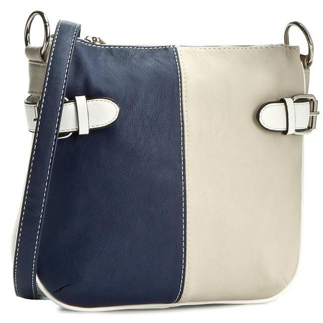 Sac bandoulières - Jenny Fairy - Homme - Bleu /Beige & Beige/Marron -MDN