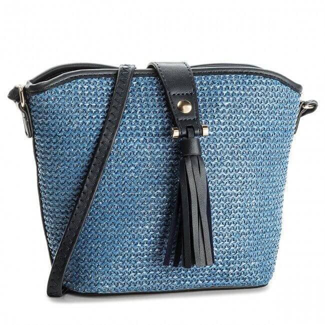 Petit sac bandoulière - Femme - Bleu - MDN