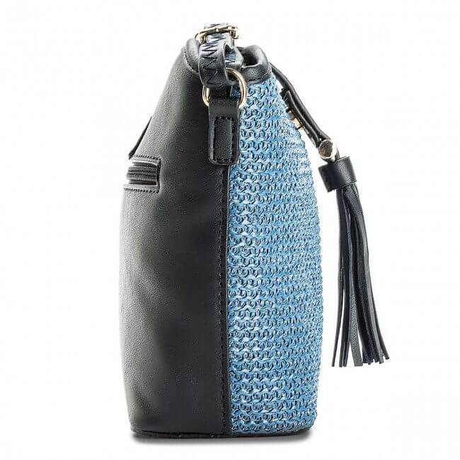 Petit sac bandoulière - Femme - Bleu - MDN – Image 2