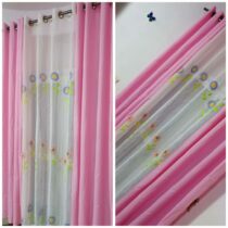 Rideaux Décoratifs - Ensemble 3 pièces - 2 Tissus Lourds + 1 Voilage