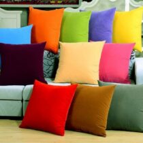 Coussins lisse décoratifs - 45× 45cm - Multicolores