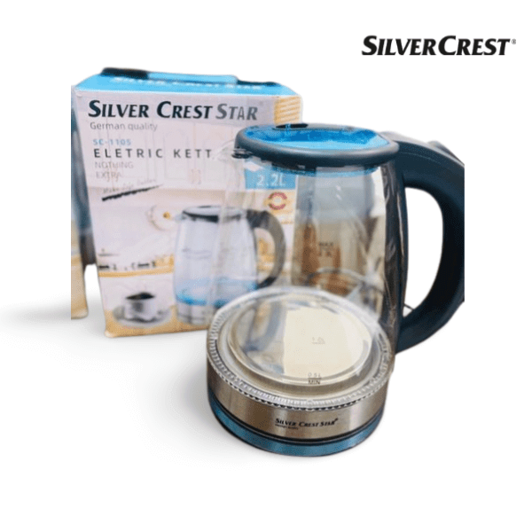 Bouilloire en verre -Silver Crest - SC-1105 - 1500W - 2.2L