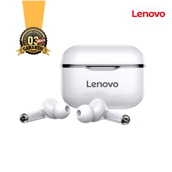 Écouteur sans Fil - Lenovo LP1S - 300mAh - 10m - Autonomie 5H - Garantie: 3 Mois