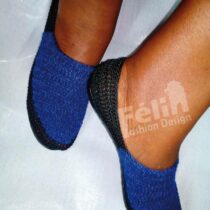 Ballerine femme tissée à la main R2030