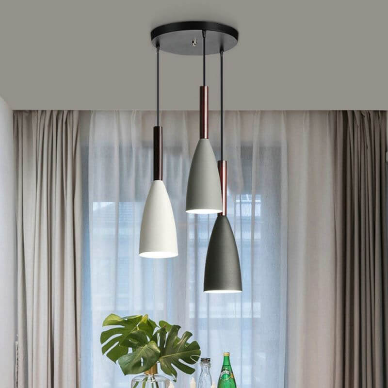 Suspension Luminaire à 3 Lampes Design - Lampe de Plafond