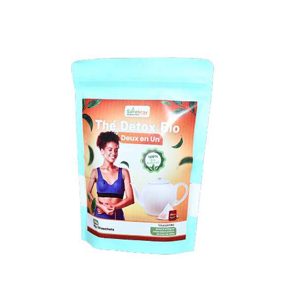 Thé Minceur + Action ventre plat – 2 en 1 – 60g – boite de 32 Sachets