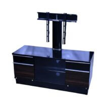 Meuble TV MOONSTER PC4 - Jusqu'à 58" - 3451-090-S - Bois latté Noir