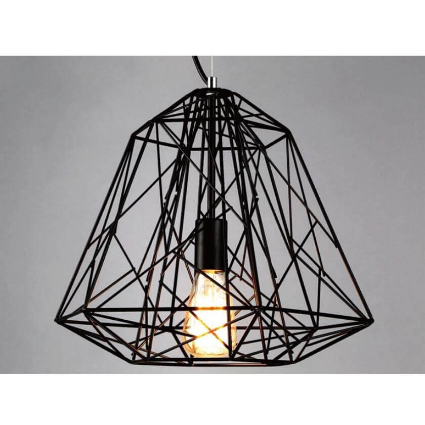 Suspension Luminaire à Design Géométrique - Lampe de Plafond