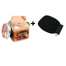 Pack Gommage Corporel au Café - 350 ml + Gant de Crin